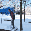 Sonniger Wintertag in Dornbirn