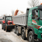 Ablaufschächte vom Schnee befreien
