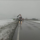Unfall auf der B4: Wienerin verletzt