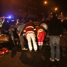 Unfall beim Kreisverkehr in Bregenz: Zwei Schwerverletzte
