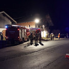 Bauernhaus in Brand