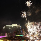 Silvesterfeuerwerk in Salzburg