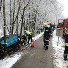 Ehepaar bei Unfall im Bezirk Mödling eingeklemmt