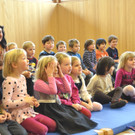 Clownfrau Blombiene im Kindergarten Meiningen