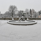 Mirabellgarten eingeschneit