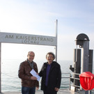 Landungssteg „Am Kaiserstrand Lochau" - Anschluss an die Int. Bodenseeschifffahrt