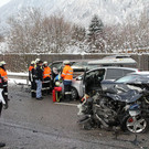 Fünf Verletzte nach Crash auf B20