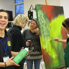 Marco in der Farbenlaube