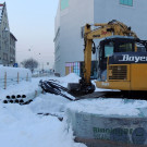  Baustelle im Schnee   