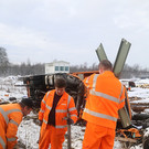 Lkw-Wrack geborgen