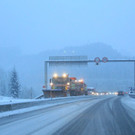 Schneechaos auf A10