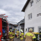 Bilder der Löscharbeiten in Ebensee