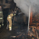 Frastanz: Hausfassade in Brand