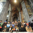 Flüchtlinge in der Wiener Votivkirche wieder im Hungerstreik