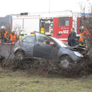 Feuerwehr reanimierte Unfallopfer auf der B4 in Horn