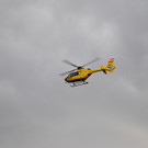 Leserreport: Hubschrauber in Wilhelmsdorfer Park gelandet