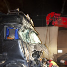 Lkw-Crash im Dalaaser-Tunnel: Bilder vom Unfallort