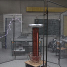 Musizierender Tesla-Generator