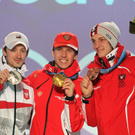 Olympia 2010: Siegerehrung Skispringen: Ammann holt Gold beim Großschanzen-Bewerb