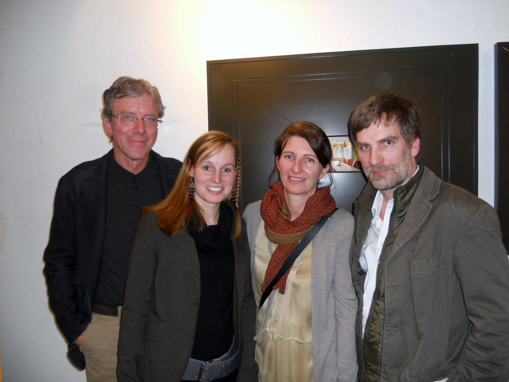 10 Albert Lingg _Psychiatrie Rankweil__ Kirsten Helfrich _Kuratorin__ Daniela Egger _Aktion Demenz_ und Winfried Nussbaumm__.JPG