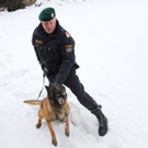 VOL.AT traf Polizeihund "Icy" und Herrchen Christian Kloos