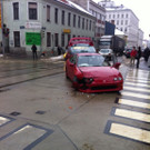 Unfall auf der Wattgasse: Pkw verliert Tür