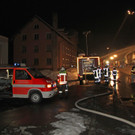 Hergatz: Lagerhalle mit Düngemittel in Brand