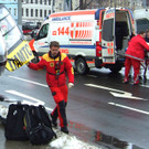 Überfall auf Bank Austria in Meidling: Einsatz am Tatort Koppreitergasse 2