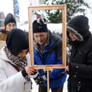 Bilder von der "Wegführung" und deren Eröffnung