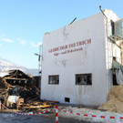 Feuer in Sägewerk: Bilder der Brandruine