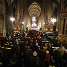Stephansdom: Messe Papst