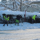 Weitere Schneehaufen umgehend entfernt