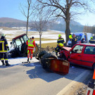 Schwerer Unfall in Sulz: Frontalzusammenstoß mit Traktor