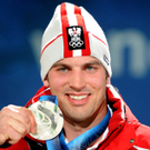 Olympia 2010: Siegerehrung für Andreas Matt