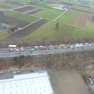 Luftaufnahmen der Unfallstelle