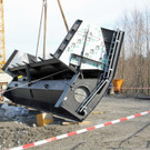 Bauarbeiten am Kraftwerk Illspitz