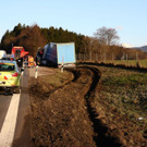 Lkw-Unfall bei Grabenstätt