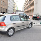 Unfall in Favoriten: Kreuzung Fernkorngasse mit Friesenplatz/Hartmuthgasse