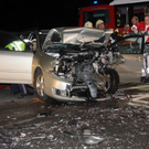 Hard: Zwei Verletzte nach Frontalcrash