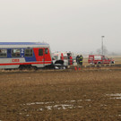 Unfall mit Zug in Niederösterreich: Fahrzeug wurde 400m mitgeschleift