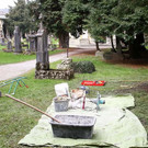 Arbeiten im Sebastiansfriedhof