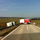 Lkw-Unfall bei Köstendorf
