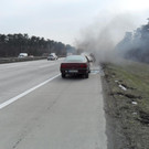 Fahrzeugbrand auf der A2 bei Wiener Neustadt