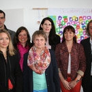 Pro Mente mit den Leitern Doris Bauer-Böckle sowie Dr. Hans Peter Oswald und Landesrat Dr. Christian Bernhard.