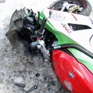 Motorradunfall auf Bödelestraße