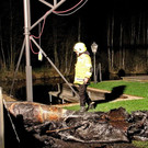 Boot in Flammen