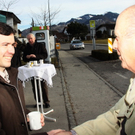 OEVP Rankweil Halbzeit mit Frühstücksbuffet und im Wahlkampf