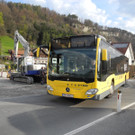 Neue Endhaltestelle Hub