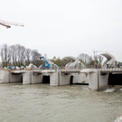 KW Sohlstufe Lehen: Salzach aufgestaut