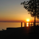 Sonnenuntergang am Kaiserstrand (25.4.2013)